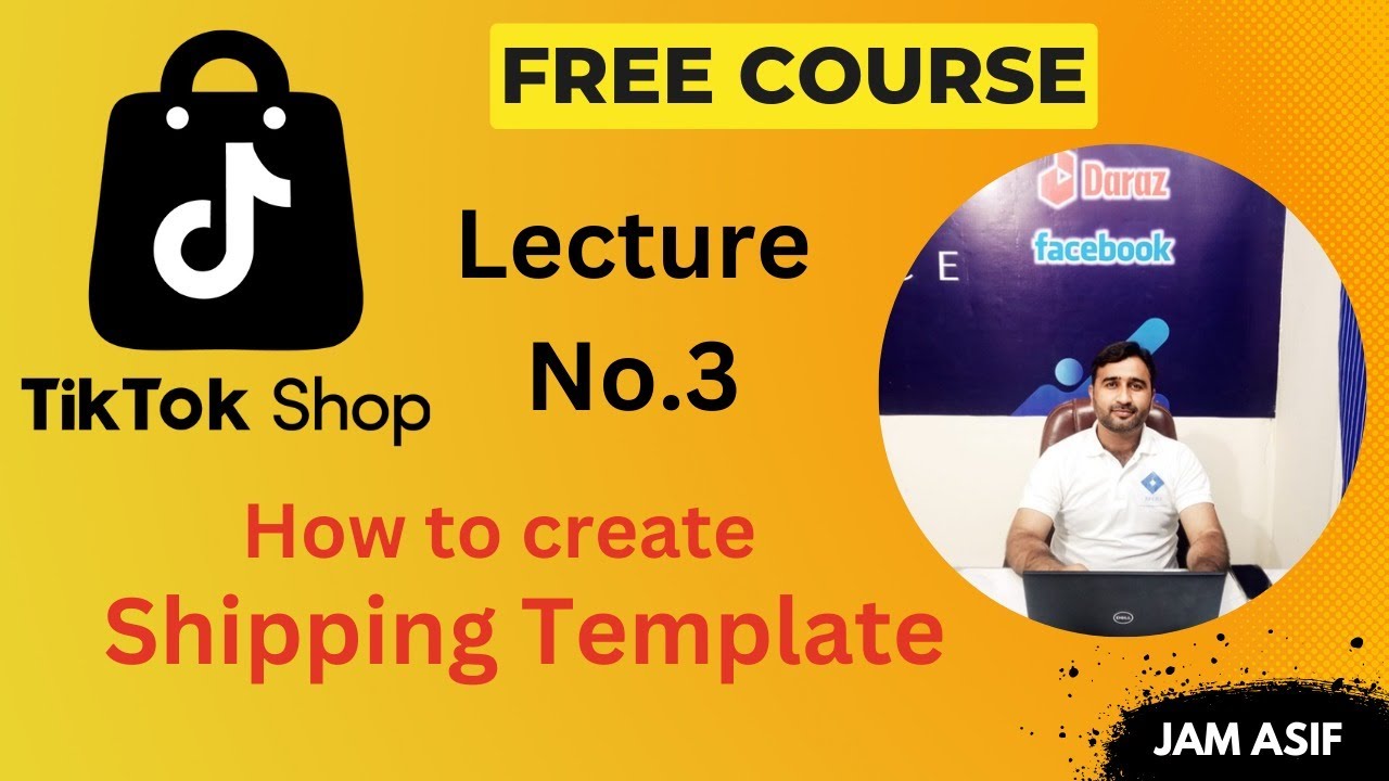 How to create Shipping Template in Tiktok shop Template Creation How to Add Shipping Template