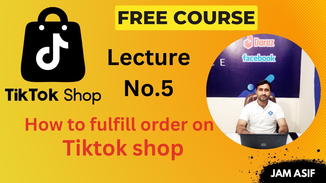 How to fulfill order on tiktokshop place order from Amazon order process buy from amazon lecture #5